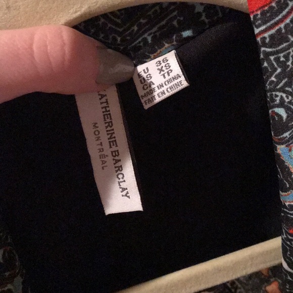 Katherine Barclays colorful blazer size XS - Picture 3 of 4